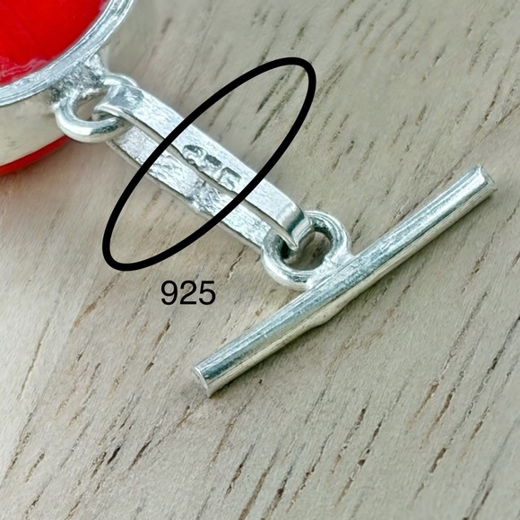 Jewelry Lot Sterling Silver 925 Coral Bracelet Pendants Earrings Bracelets Chain - Picture 10 of 12